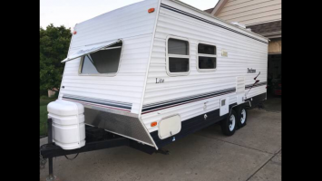 Davis family travel trailer rental