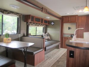 Living area of recreational vehicle