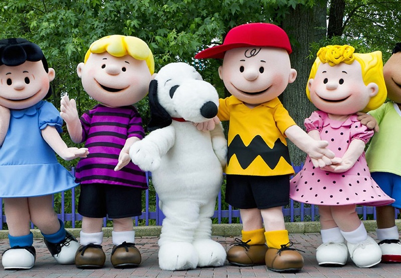 Peanuts Characters at Knotts PEANUTS Celebration, Jan 27 - Feb 25, 2018