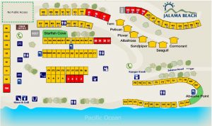 Jalama Beach Campground Map