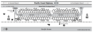 Bolsa Chica State Beach campground Map