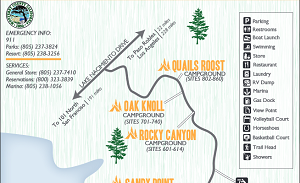 Lake Nacimiento Campground Map