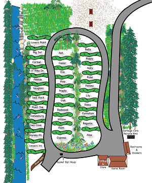 Carmel RV Park Map