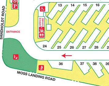 Moss Landing KOA Express Map