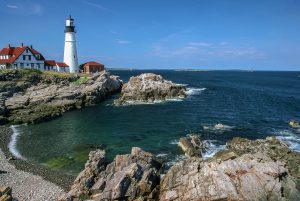 Portland Head Light Lighthouse in Cape Elizabeth, Maine