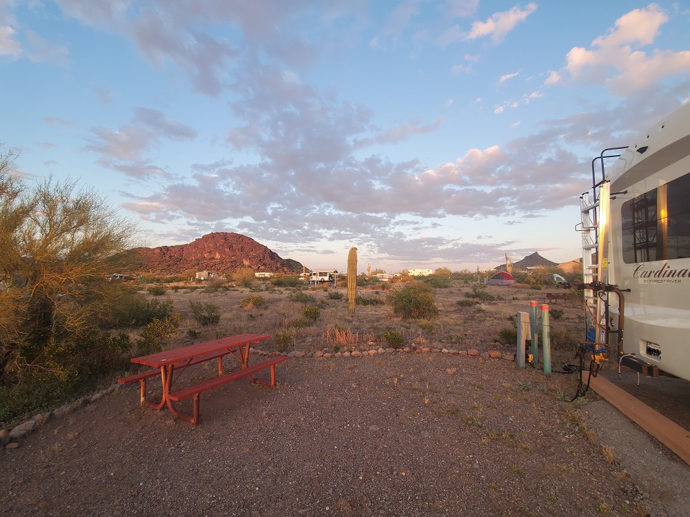 Desert RV campground