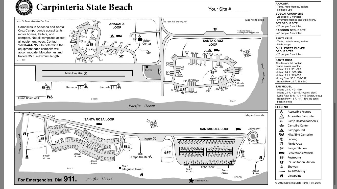 Carpinteria State Beach Campground is situated a short distance away from S...