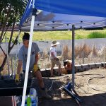 Retaining wall for RV Pad