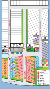 Anaheim Harbor RV Park Map
