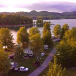 Campground on lake